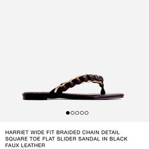 NEW! EGO Official Chain Detail Sandals